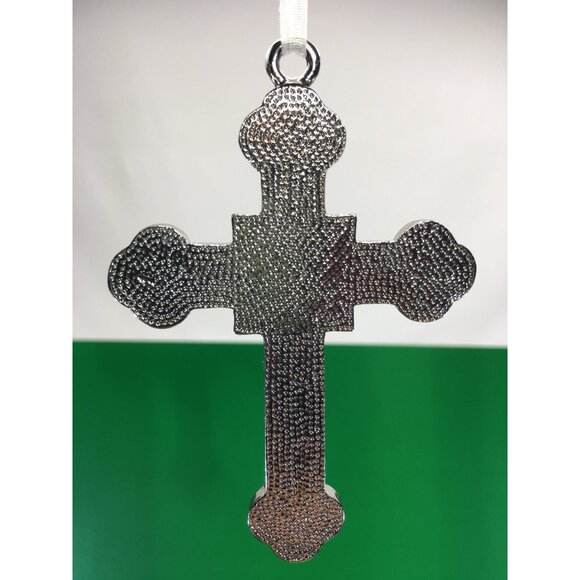 Rhinestone Crystal Cross Pendant Hanging Ornament Religious Gift - Picture 9 of 14